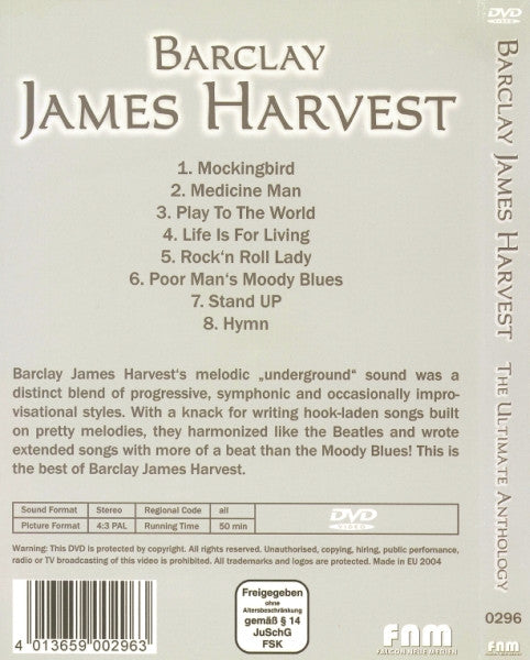 Barclay James Harvest : The Ultimate Anthology (DVD-V, PAL)