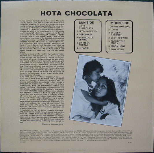 Julie Felix : Hota Chocolata (LP, Album)