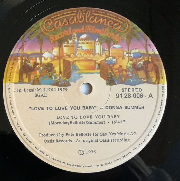 Donna Summer : Love To Love You Baby (LP, Album, RE)