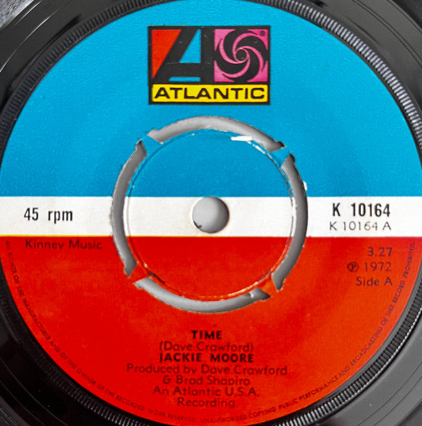 Jackie Moore : Time (7")