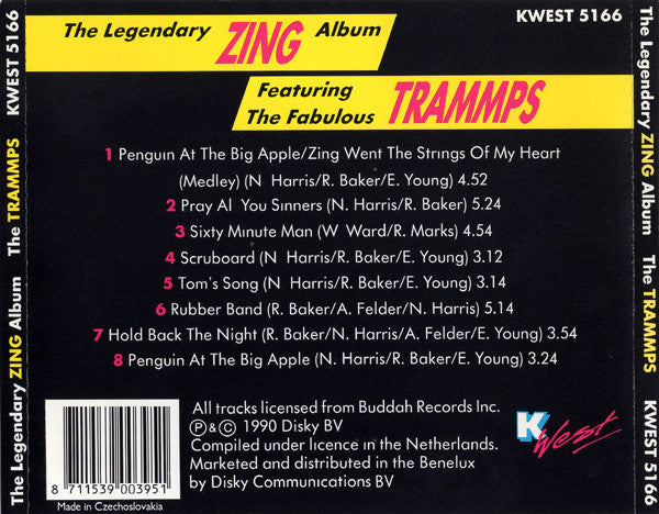 The Trammps : The Legendary Zing Album (CD, Album, RE)
