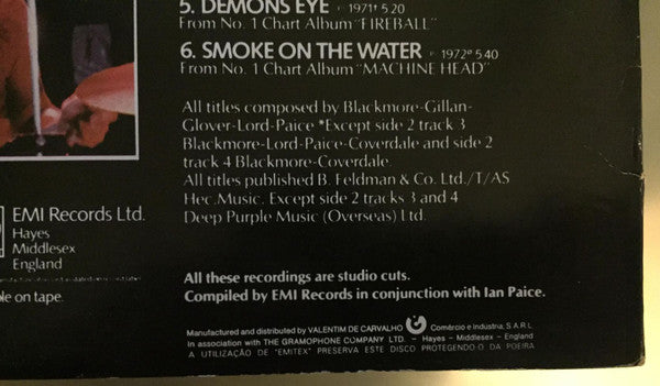 Deep Purple : Deepest Purple (The Very Best Of Deep Purple) (LP, Comp)