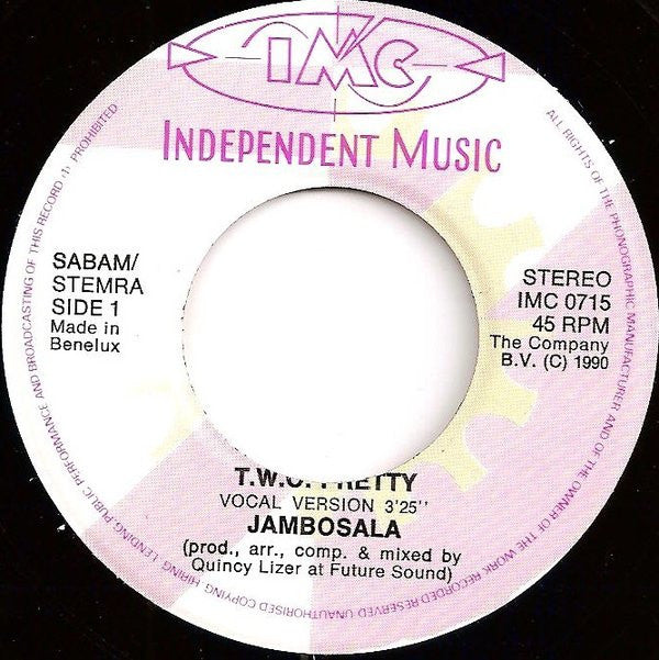 T.W.O. Pretty : Jambosala (7", Single)