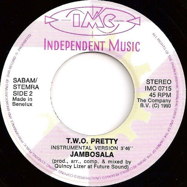 T.W.O. Pretty : Jambosala (7", Single)