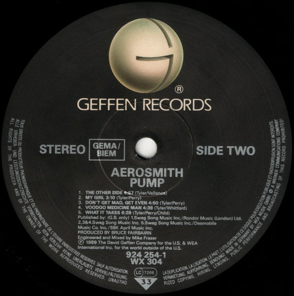 Aerosmith : Pump (LP, Album)