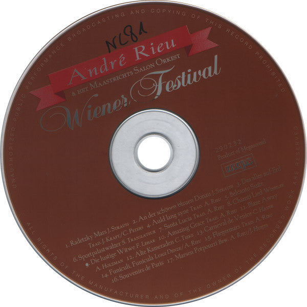 André Rieu & Maastrichts Salon Orkest : Wiener Festival (CD, Comp)