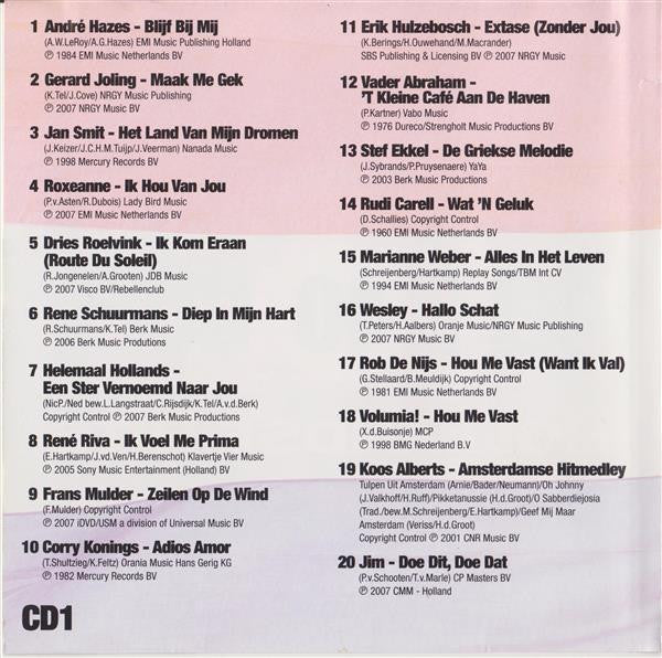 Various : Alle 40 Goed - Hollandse Hits (2xCD, Comp)
