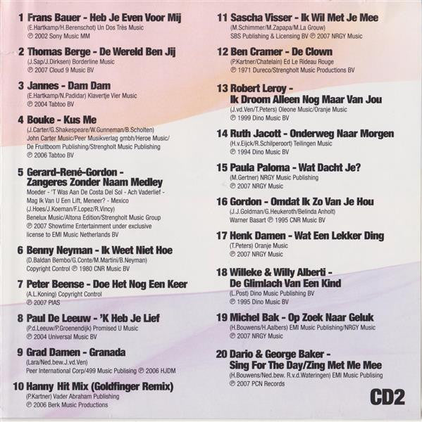 Various : Alle 40 Goed - Hollandse Hits (2xCD, Comp)