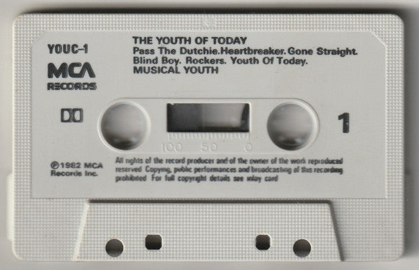 Musical Youth : The Youth Of Today (Cass, Album)