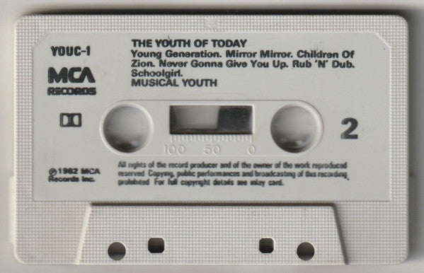 Musical Youth : The Youth Of Today (Cass, Album)