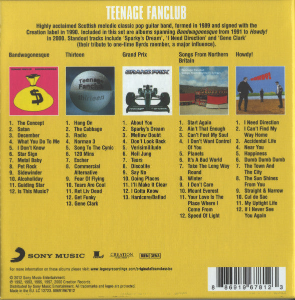 Teenage Fanclub : Original Album Classics (Box, Comp + CD, Album, RE + CD, Album, RE + CD, Al)