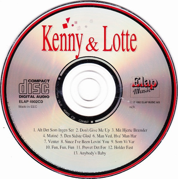 Kenny Lübcke & Lotte Nilsson : Alt Det Som Ingen Ser (CD, Album)
