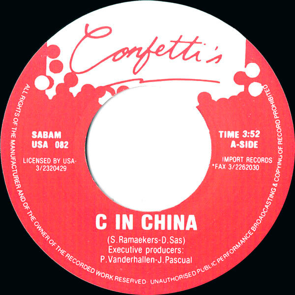 Confetti's : C In China (7", Single)