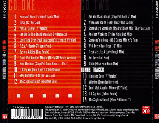 Five Star : The Remix Anthology (The Remixes 1984-1991) (2xCD, Comp)