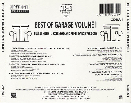 Various : Best Of Garage 1 (CD, Comp)