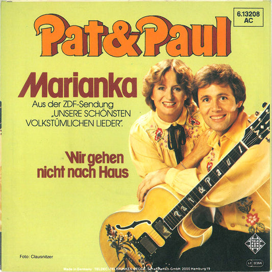 Pat & Paul : Marianka (7", Single)