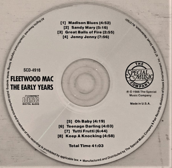 Fleetwood Mac : The Early Years (CD, Comp)