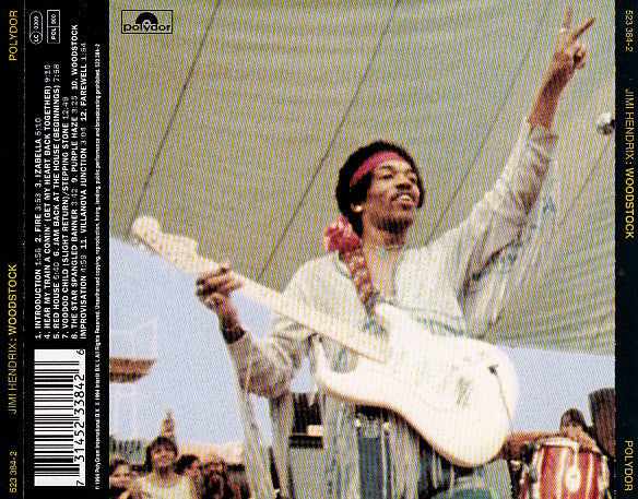 Jimi Hendrix : Woodstock (CD, Album)