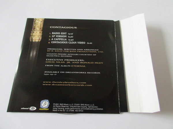 The Isley Brothers Featuring Ronald Isley Aka Mr. Biggs (6) : Contagious (CD, Maxi)