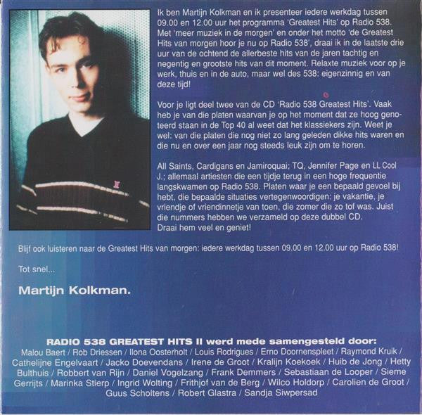 Various : Radio 538 Greatest Hits II (2xCD, Comp)