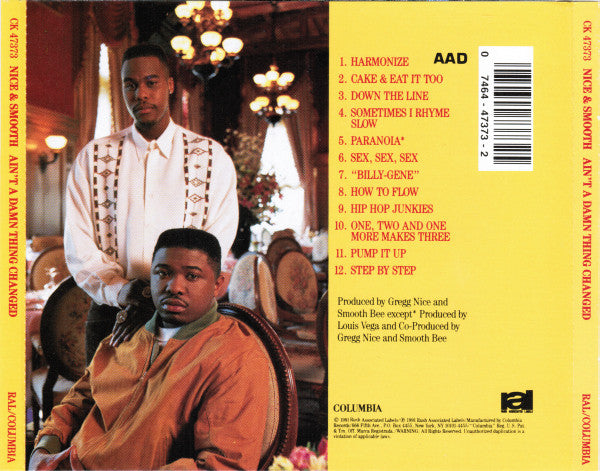 Nice & Smooth : Ain't A Damn Thing Changed (CD, Album)
