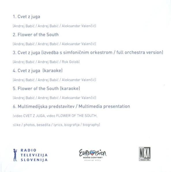 Alenka Gotar : Cvet Z Juga (CD, Maxi, Enh, Promo)