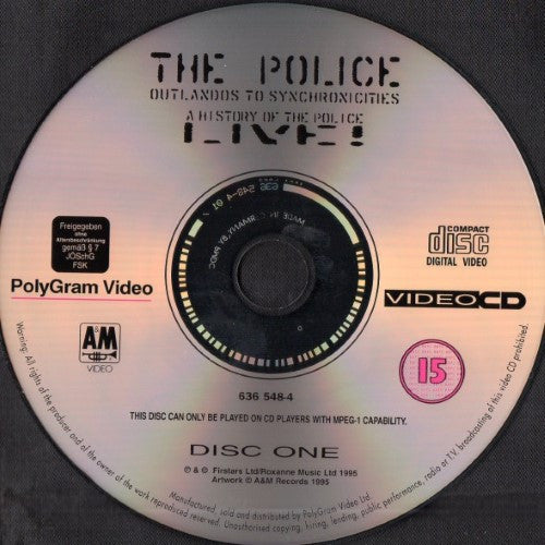 The Police : Outlandos To Synchronicities (2xVCD, Comp, PAL + VCD, Comp, Promo, Smplr, PAL)