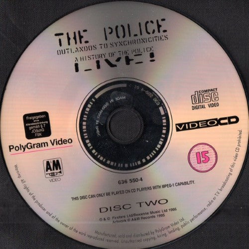 The Police : Outlandos To Synchronicities (2xVCD, Comp, PAL + VCD, Comp, Promo, Smplr, PAL)