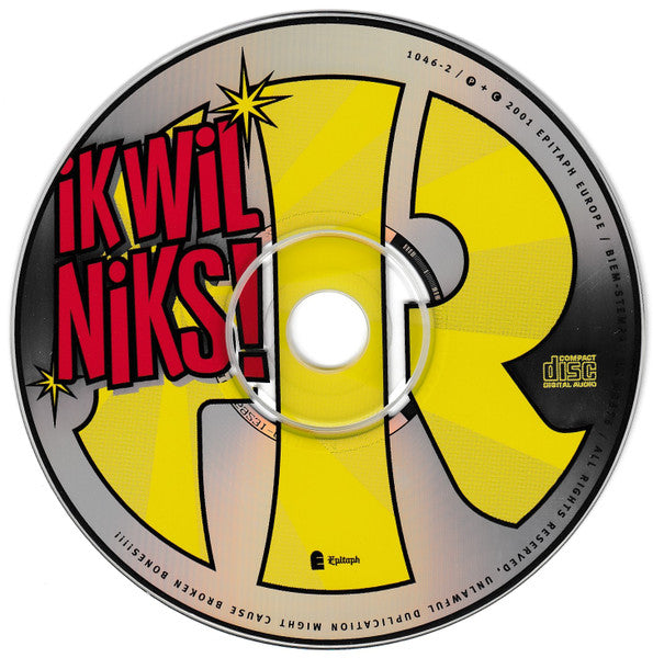 Heideroosjes : Ik Wil Niks! (CD, Single)