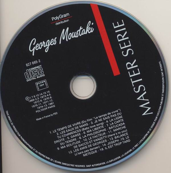 Georges Moustaki : Georges Moustaki (CD, Comp, RE)