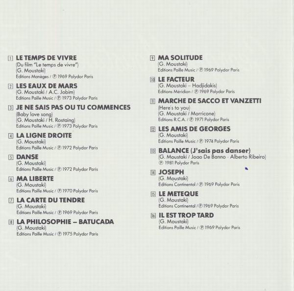 Georges Moustaki : Georges Moustaki (CD, Comp, RE)