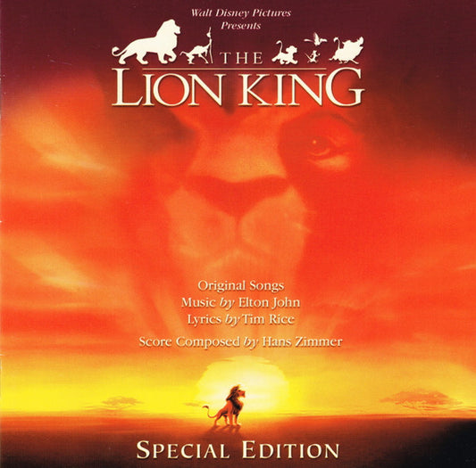 Elton John, Tim Rice, Hans Zimmer : The Lion King : Special Edition (Original Motion Picture Soundtrack) (CD, Album, RE, RM, S/Edition)