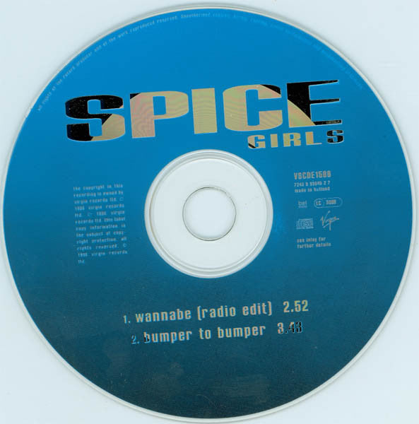 Spice Girls : Wannabe (CD, Single, Car)