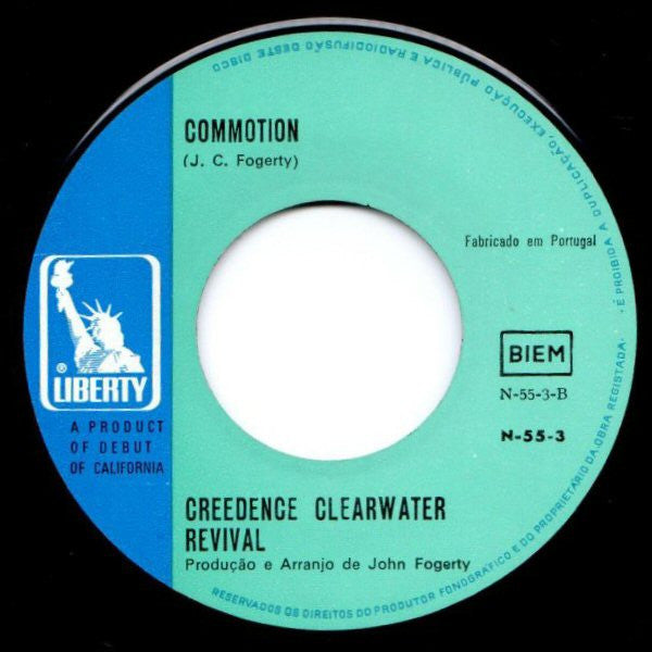 Creedence Clearwater Revival : Green River / Commotion (7", Single)