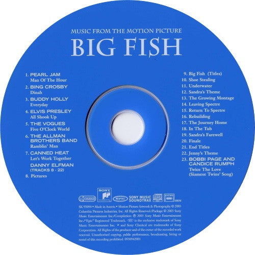 Danny Elfman : Big Fish (Music From The Motion Picture) (CD, Album)