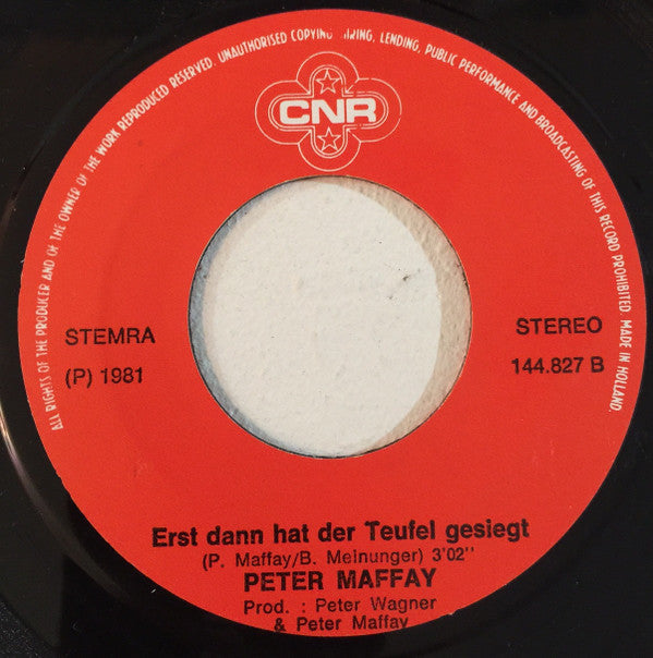 Peter Maffay : Über Sieben Brücken Mußt Du Gehn (7", Single)