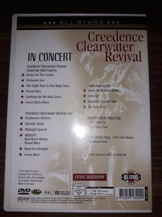Creedence Clearwater Revival : Down On The Corner (DVD-V, PAL)