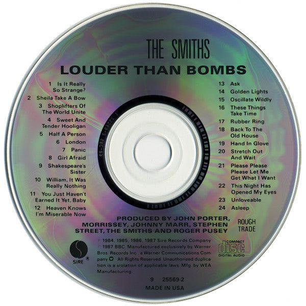 The Smiths : Louder Than Bombs (CD, Comp, RP)