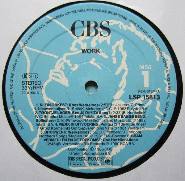 Various : Work M50 (LP, Comp)