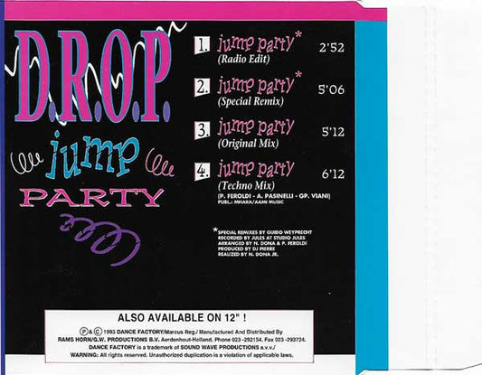 Drop (2) : Jump Party (CD, Maxi)