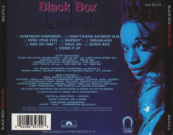 Black Box : Dreamland (CD, Album)