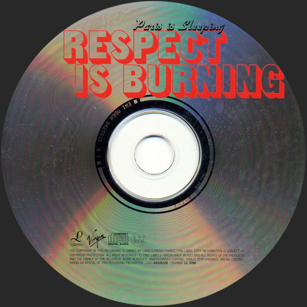 Various : Paris Is Sleeping - Respect Is Burning (CD, Comp)