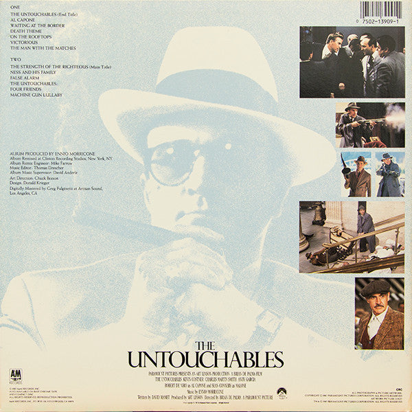 Ennio Morricone : The Untouchables (Original Motion Picture Soundtrack) (LP, Album, B)