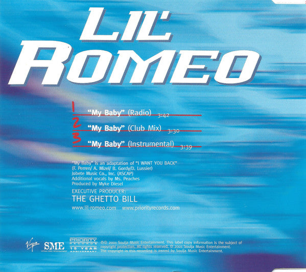 Lil' Romeo : My Baby (CD, Maxi)