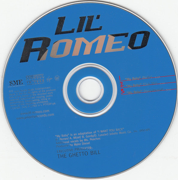 Lil' Romeo : My Baby (CD, Maxi)