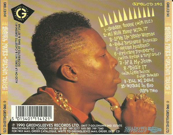 Shabba Ranks : Golden Touch (CD, Album)