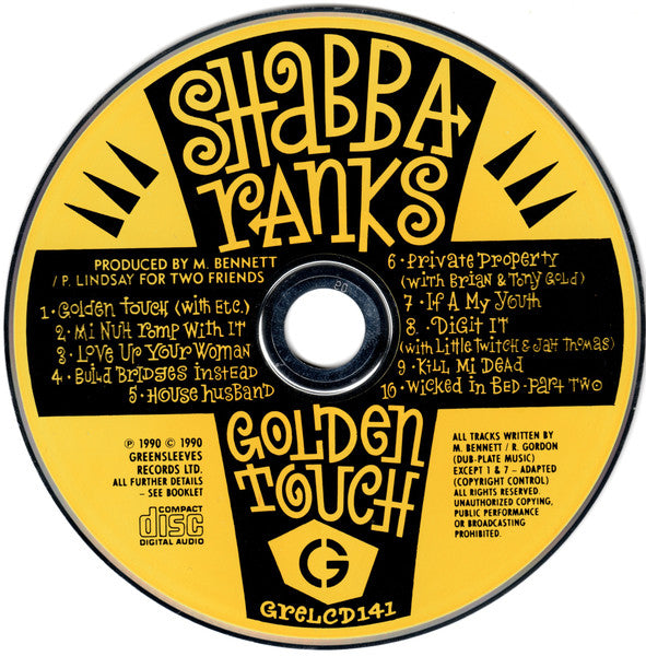 Shabba Ranks : Golden Touch (CD, Album)