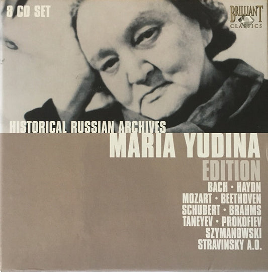 Maria Yudina : Maria Yudina Edition (8xCD, Comp, Mono + Box)