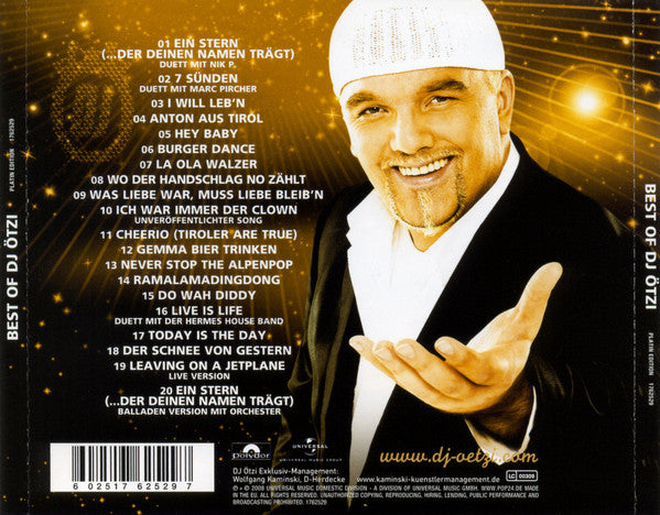 DJ Ötzi : Best Of DJ Ötzi (Platin Edition) (CD, Comp)