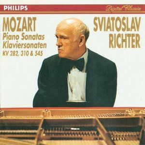 Wolfgang Amadeus Mozart, Sviatoslav Richter : Piano Sonatas KV 282, 310 & 545 (CD, Album, PDO)